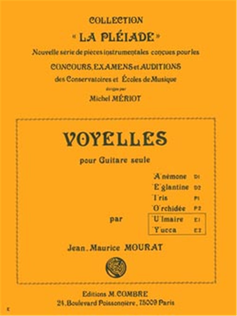 Voyelles U et Y (Ulmaire - Yuca)